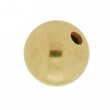 Kugel 2 Loch Ø 8,0 mm 585/- gelb