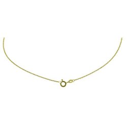 Halskette Anker diamantiert 0,35 mm 45 cm 333/- gelb