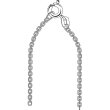 Halskette Anker diamantiert 0,5 mm 40 cm Silber