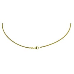 Collier Schlangenkette Ø 1,6 mm 42 cm 585/- gelb