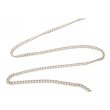 Panzerkette rund 0,6 x 2,1 mm Silber