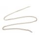 Panzerkette rund 0,6 x 2,1 mm Silber