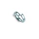 Ringwindung oval 4 x 2,2 mm Gr. 59 Silber