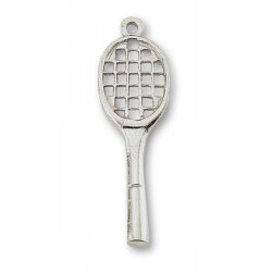 Anhänger Tennisschläger Silber