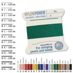 Nylonseide 1N 2 m grün - 4