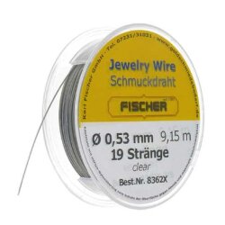 Jew. Wire transparent 9,15 m Ø 0,30 mm Str. 19