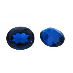 Synth. Blau Spinell oval 10 x 8 mm
