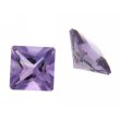 Amethyst carre princess cut 2 x 2 mm