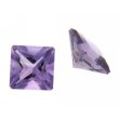 Amethyst carre princess cut 4 x 4 mm