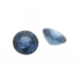 Saphir blau rund