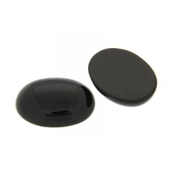 Cabochon oval 6 x 4 mm Onyx