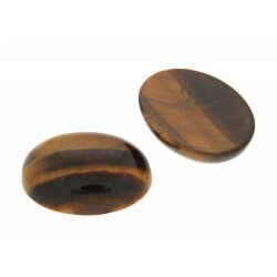 Cabochon oval 8 x 6 mm Tigerauge