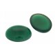 Cabochon oval 10 x 8 mm Grün Achat