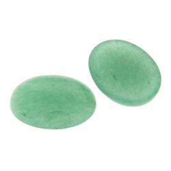 Cabochon oval 16 x 12 mm Aventurin grün