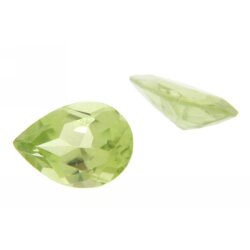 Peridot tropfen 6 x 4 mm