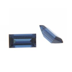 Alpinit saphirblau baguette 6 x 3 mm