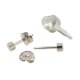 STUDS+ Ohrstecker Ø 4,0 mm silbern