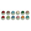 STUDS+ Mini Stecker Ø 3,0 mm Jan. - Dez. silbern