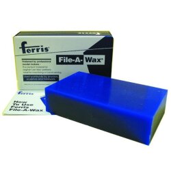 Wachsblock 450 g medium hart - blau