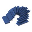 Wachsplatten geschnitten 89 x 38 mm medium hart - blau