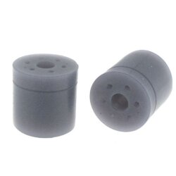 EZ Lathe Wachsrohlinge gebohrt silberfarben