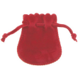 Zugbeutel 80 x 85 mm rot