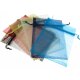Organza Säckchen 100 x 75  mm schwarz