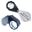 Steinlupe mit Ring LED 10x