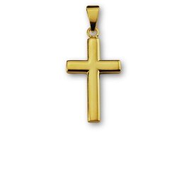 Anhänger Kreuz 585/- gelb