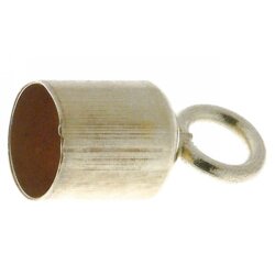 Zyl. Kapsel geschl. Öse Ø 11,0 + 10,0 mm Silber