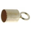 Zyl. Kapsel geschl. Öse Ø 11,0 + 10,0 mm Silber