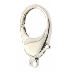 Karabiner Guss gewölbt 30 mm Silber