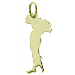 Anhänger Italien 585/- gelb