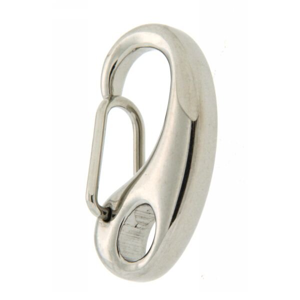 Karabiner 20 mm Edelstahl - Goldschmiede und Juwelierbedarf