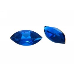 Alpinit saphirblau navette 6 x 3 mm