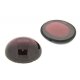 Granat oval cabochon 8 x 6 mm