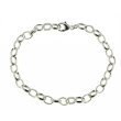 Armband Erbskette oval 2,0 mm Silber