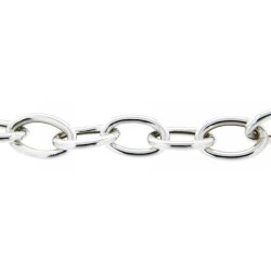 Ankerkette hohl 11,0 mm Silber