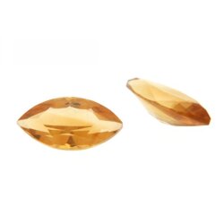 Citrin navette 16 x 6 mm