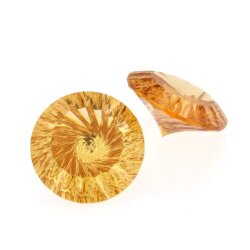 Zirkonia champagner flash cut Ø 9,0 mm