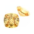 Zirkonia champ. carre antik facettiert 11 x 11 mm
