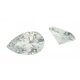 Zirkonia weiß tropfen 8 x 5 mm