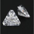 Zirkonia weiß dreieck cut corner 8 x 8 mm