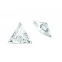 Zirkonia weiß dreieck 6 x 6 mm
