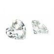 Zirkonia weiß herz 8 x 8 mm