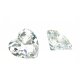 Zirkonia weiß herz 8 x 8 mm