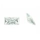 Zirkonia weiß baguette princess cut 3 x 2 mm