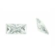 Zirkonia weiß baguette princess cut 13 x 5 mm