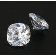Zirkonia weiß carre antik facettiert 12 x 12 mm