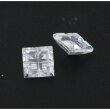 Zirkonia weiß carre invisible setting 4 x 4 mm